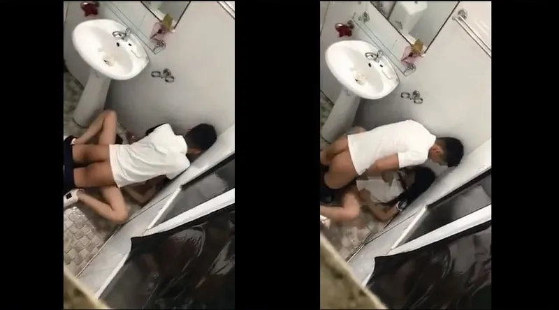 Em người yêu say xỉn và thằng bồ trong phòng tắm nhà hàng